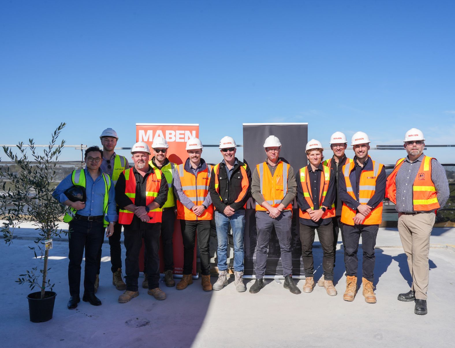 Topping out ceremony marks major milestone at Dux Churchill